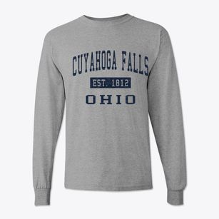 Cuyahoga Falls Ohio Classic Established Classic Long Sleeve T-Shirt