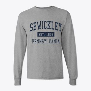 Sewickley Pennsylvania Classic Established Classic Long Sleeve T-Shirt
