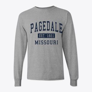 Pagedale Missouri Classic Established Classic Long Sleeve T-Shirt