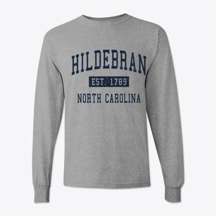 Hildebran North Carolina Classic Established Classic Long Sleeve T-Shirt