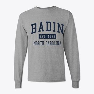 Badin North Carolina Classic Established Classic Long Sleeve T-Shirt