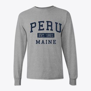 Peru Maine Classic Established Classic Long Sleeve T-Shirt