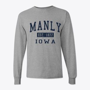 Manly Iowa Classic Established Classic Long Sleeve T-Shirt