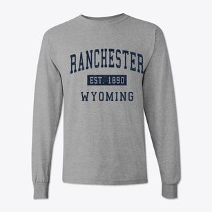Ranchester Wyoming Classic Established Classic Long Sleeve T-Shirt