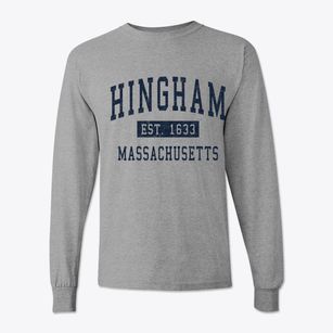 Hingham Massachusetts Classic Established Classic Long Sleeve T-Shirt