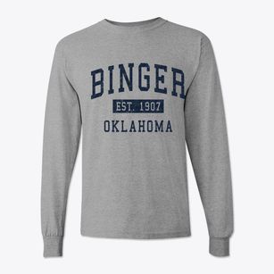 Binger Oklahoma Classic Established Classic Long Sleeve T-Shirt