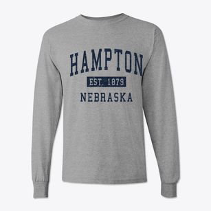 Hampton Nebraska Classic Established Classic Long Sleeve T-Shirt