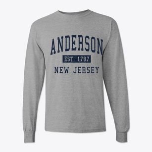 Anderson New Jersey Classic Established Classic Long Sleeve T-Shirt