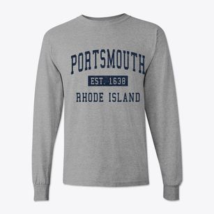 Portsmouth Rhode Island Classic Established Classic Long Sleeve T-Shirt