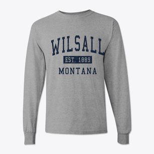 Wilsall Montana Classic Established Classic Long Sleeve T-Shirt