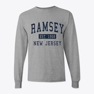 Ramsey New Jersey Classic Established Classic Long Sleeve T-Shirt