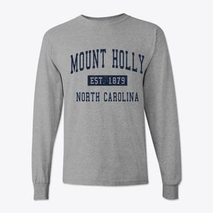 Mount Holly North Carolina Classic Established Classic Long Sleeve T-Shirt
