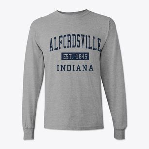 Alfordsville Indiana Classic Established Classic Long Sleeve T-Shirt