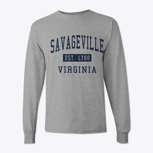 Savageville Virginia Classic Established Classic Long Sleeve T-Shirt