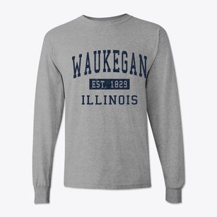 Waukegan Illinois Classic Established Classic Long Sleeve T-Shirt