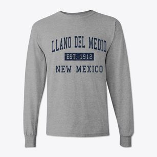 Llano Del Medio New Mexico Classic Established Classic Long Sleeve T-Shirt