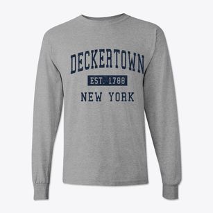 Deckertown New York Classic Established Classic Long Sleeve T-Shirt