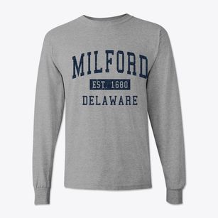Milford Delaware Classic Established Classic Long Sleeve T-Shirt