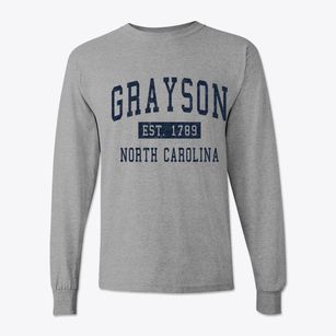 Grayson North Carolina Classic Established Classic Long Sleeve T-Shirt