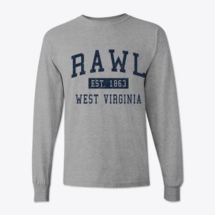 Rawl West Virginia Classic Established Classic Long Sleeve T-Shirt