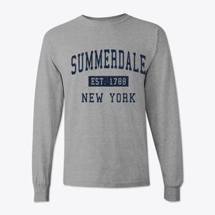 Summerdale New York Classic Established Classic Long Sleeve T-Shirt