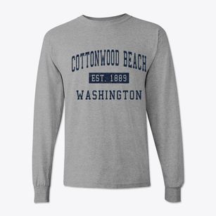 Cottonwood Beach Washington Classic Established Classic Long Sleeve T-Shirt