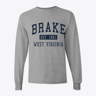 Brake West Virginia Classic Established Classic Long Sleeve T-Shirt