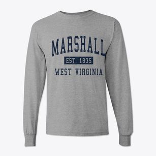 Marshall West Virginia Classic Established Classic Long Sleeve T-Shirt