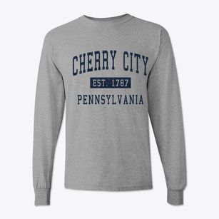 Cherry City Pennsylvania Classic Established Classic Long Sleeve T-Shirt