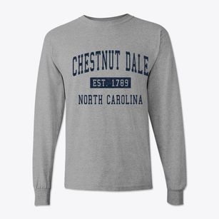 Chestnut Dale North Carolina Classic Established Classic Long Sleeve T-Shirt