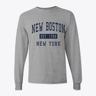 New Boston New York Classic Established Classic Long Sleeve T-Shirt