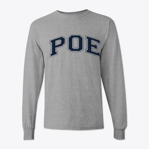 Poe Elementary School Varsity Arch Classic Long Sleeve T-Shirt