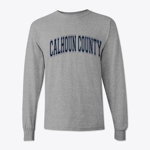 Calhoun County Vocational School Varsity Arch Classic Long Sleeve T-Shirt