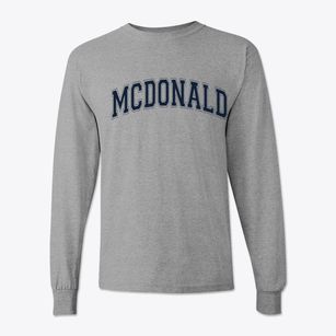 Mcdonald Elementary School Varsity Arch Classic Long Sleeve T-Shirt