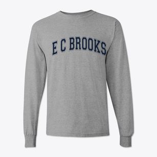 E C Brooks Elementary School Varsity Arch Classic Long Sleeve T-Shirt