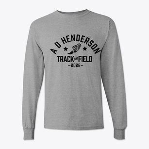 A D Henderson University School Track and Field Classic Long Sleeve T-Shirt