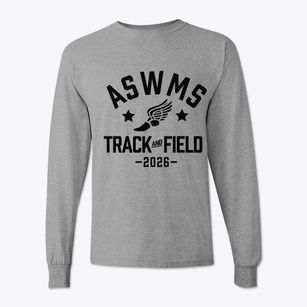 Albert S Woodward Memorial School Track and Field Classic Long Sleeve T-Shirt