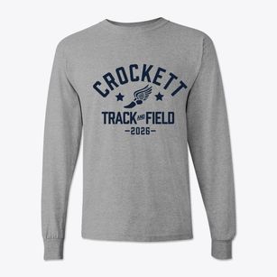 Crockett Middle School Track and Field Classic Long Sleeve T-Shirt