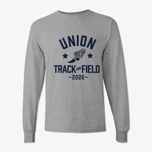 Union High School Track and Field Classic Long Sleeve T-Shirt