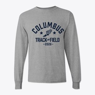Columbus High School Track and Field Classic Long Sleeve T-Shirt