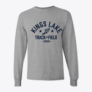 Kings Lake Continuation High School Track and Field Classic Long Sleeve T-Shirt