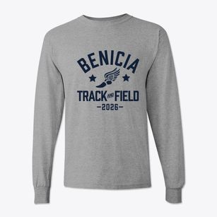 Benicia Middle School Track and Field Classic Long Sleeve T-Shirt