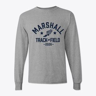 Marshall High School Track and Field Classic Long Sleeve T-Shirt