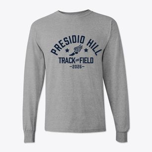 Presidio Hill School Track and Field Classic Long Sleeve T-Shirt