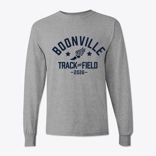 Boonville Junior High School Track and Field Classic Long Sleeve T-Shirt