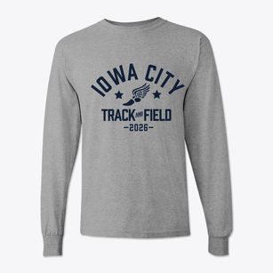 Iowa City High School Track and Field Classic Long Sleeve T-Shirt