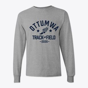 Ottumwa High School Track and Field Classic Long Sleeve T-Shirt