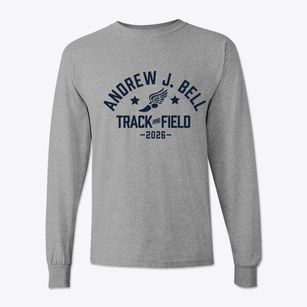 Andrew J. Bell Junior High School Track and Field Classic Long Sleeve T-Shirt