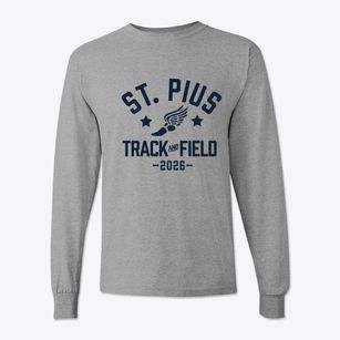 St Pius Elementary School Track and Field Classic Long Sleeve T-Shirt