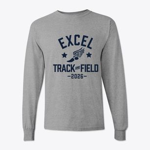 Excel Academy Charter Track and Field Classic Long Sleeve T-Shirt